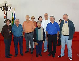 Entidades da cultura italiana visitam antiga fábrica Brasital
