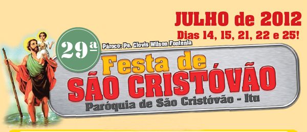 Festa de São Cristóvão tem sua 29ª edição em Itu