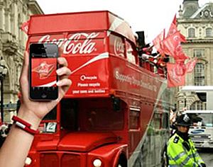 Em Londres, a mágica da Coca-Cola