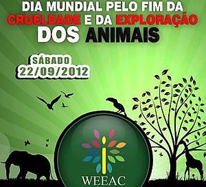 Dia Mundial pelo Fim da Crueldade e Exploração Animal é neste sábado