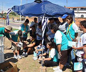 Oficina de compostagem é atração no "Vida em Movimento