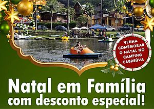 Camping Cabreúva faz promoção para hospedagem no Natal