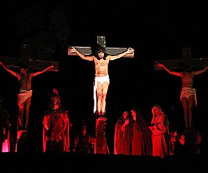 "Paixão de Cristo" será encenada quinta e sexta-feira