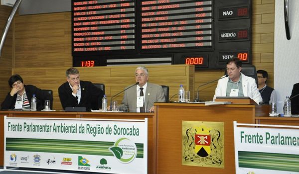 Itu participa da criação da Frente Parlamentar Ambiental da Região