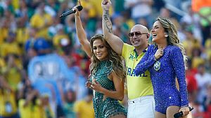 Festa de abertura da Copa exalta o Brasil