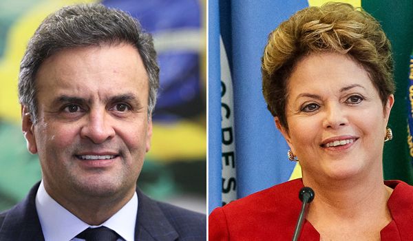 Pesquisas mostram equilíbrio de Aécio e Dilma no segundo turno