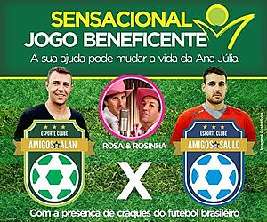 JOGO POR UM TETO: Partida de futebol beneficente vai agitar