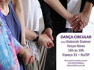 Aulas de Dança Circular reiniciam no dia 16 de fevereiro no Espaço 31 
