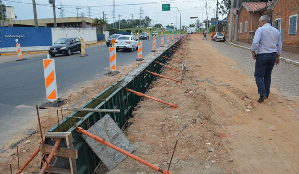 Iniciadas as obras viárias da Ponte Estaiada em Salto