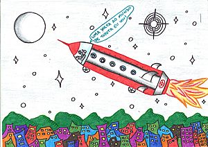 Estudante de Itu vence concurso infantil de arte da Toyota 
