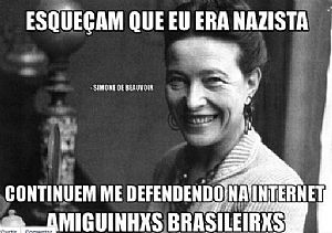 A Nazista Simone de Beauvoir