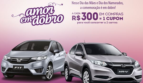 Plaza Shopping Itu sorteia dois carros na Promoção "Amor em Dobro"