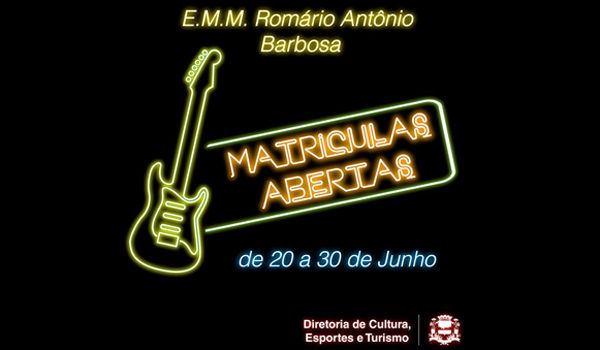 Escola Municipal de Música abre matrículas para o segundo semestre