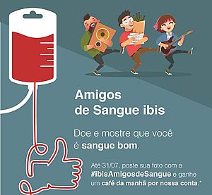 "Amigos de Sangue Ibis" presenteia quem pratica a solidariedade