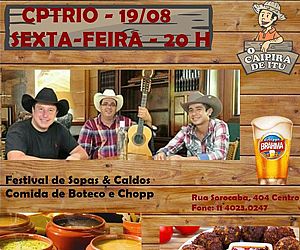 Grupo CPTrio realiza nova apresentação no restaurante O Caipira de Itu