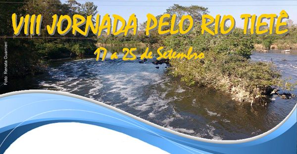 VIII Jornada pelo Rio Tietê acontece de 17 a 25 de setembro