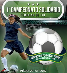 1º Campeonato Solidário Feminino de Itu começa neste domingo