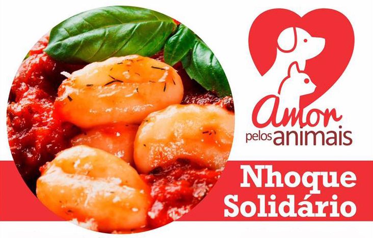 Grupo promove "Nhoque Solidário" em prol dos animais