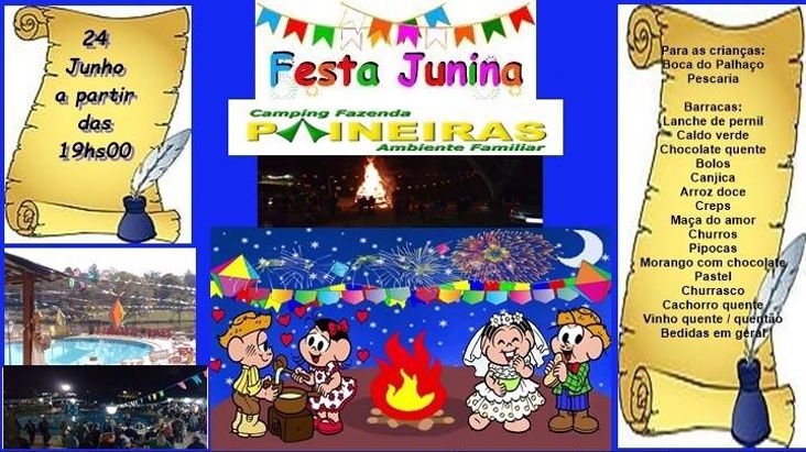 Festa Junina animará visitantes do Camping e Fazenda Paineiras