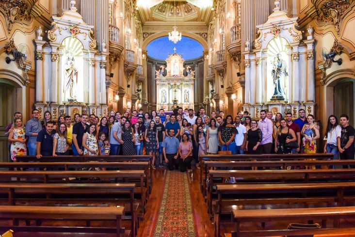 Emoção marca 5ª Missa pelos casais na Igreja do Patrocínio