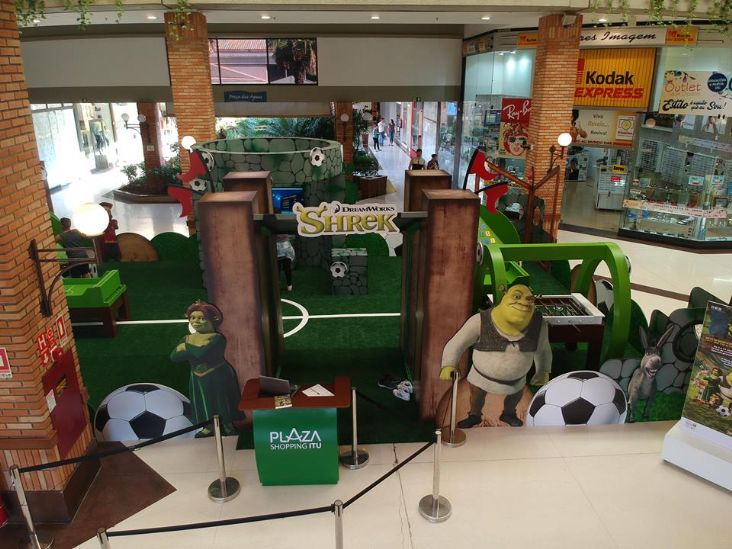 Evento "Shrek" é prorrogado e vai até domingo no Plaza Shopping Itu