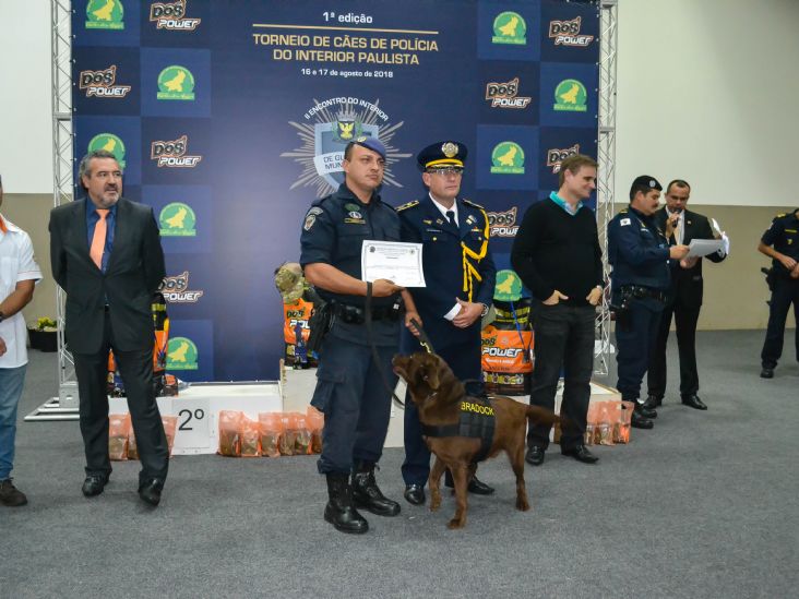 Canil da GCM de Itu fica em 4º lugar no 1º Torneio de Cães de Polícia 