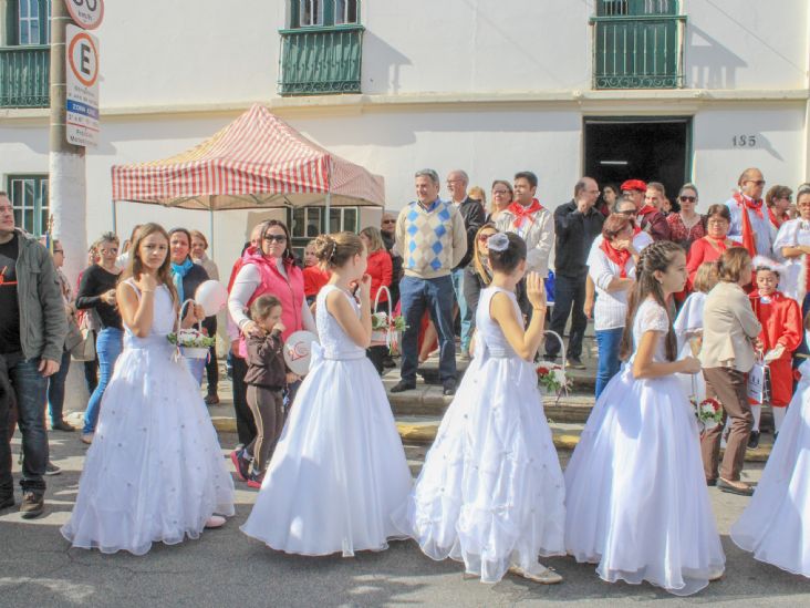 Cerca de 7,5 mil pessoas participam do Desfile do Divino no Centro