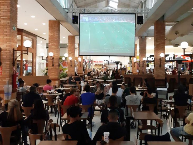 Plaza Shopping Itu transmite jogos da Copa América e Copa Feminina