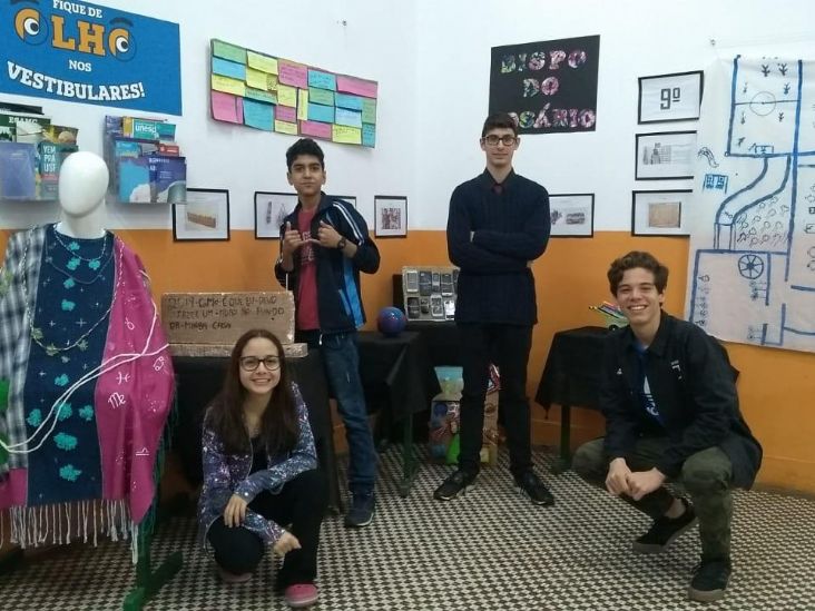 Alunos do Forte Castelo fazem releitura de obras de artista