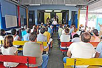 Reunião de pais contou com presença do prefeito