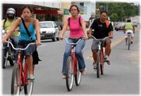 Ciclistas em perigo